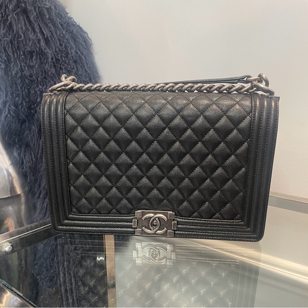 Authentic Chanel Boy Bag Medium